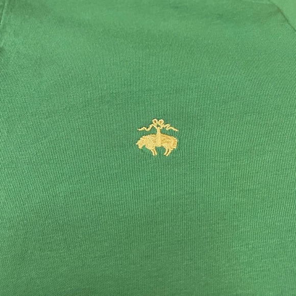 Brooks Brothers - Mens 346 Short Sleeve Pique Polo Shirt in Bright Green - Picture 2 of 5